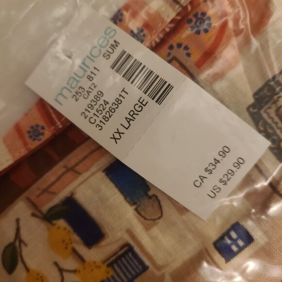 Maurices Postcard Corset Tank Top - XXL - Picture 5 of 5